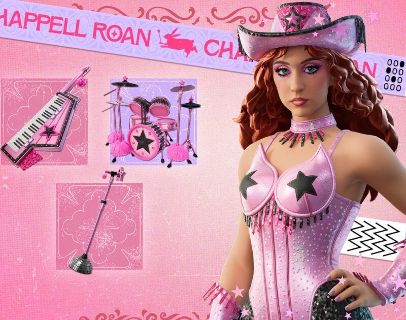 Chappell Roan diz ter chorado após ganhar sua própria skin do ‘Fortnite’