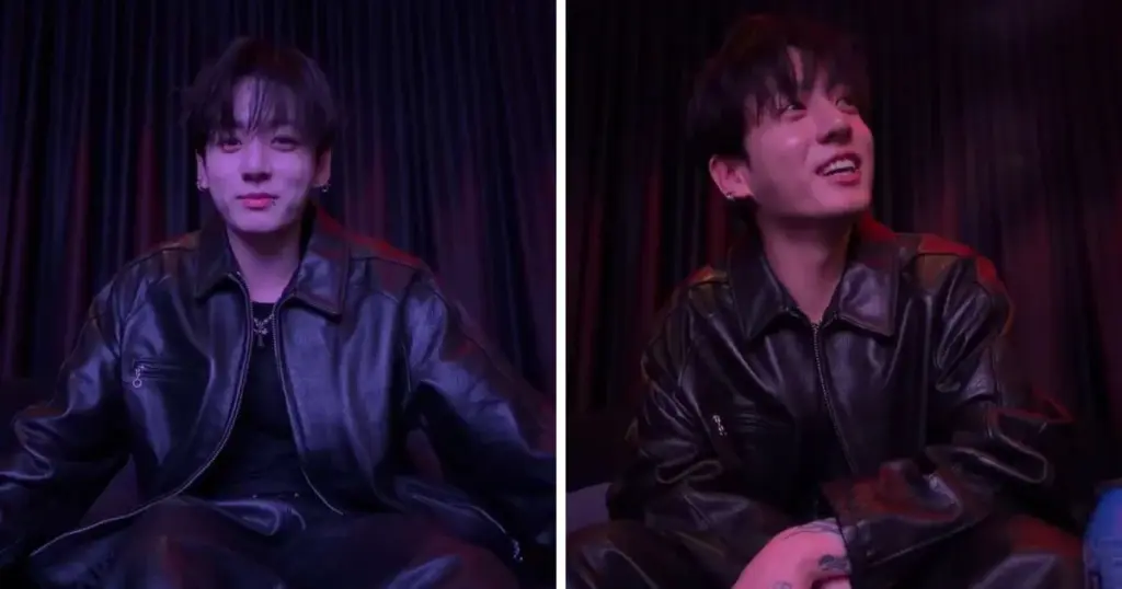 Jung Kook em live no Weverse (reprodução X)