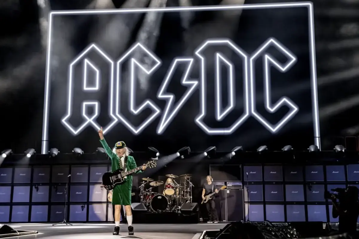 AC/DC no primeiro show no Morumbis - Instagram (AC/DC - @christiegoodwin)