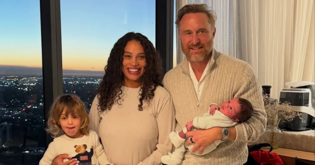 David Guetta e família (reprodução Instagram)