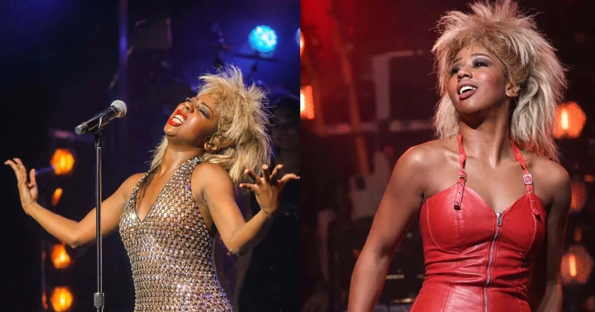 Carol Roberto se torna a Tina Turner mais jovem do mundo nos palcos 2 Carol Roberto como Tina Turner no musical (divulgação)