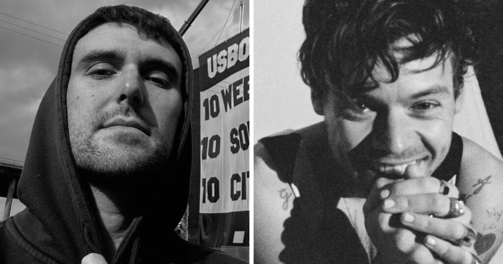 Fred again.. toca faixa inédita de Harry Styles em apresentação; veja 1 Fred again.. e Harry Styles (reprodução Facebook)