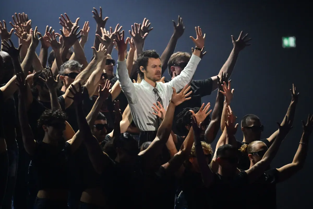 Harry Styles no Brit Awards 2026 (Grosby)