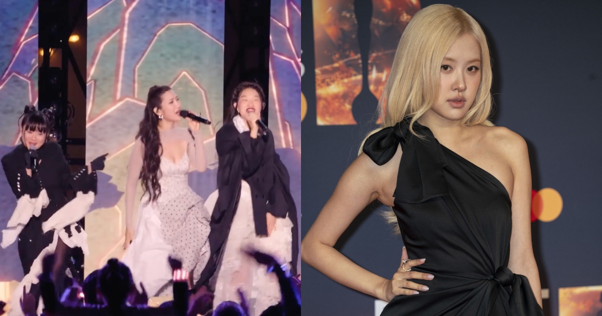 HUNTR/X e Rosé no BRIT Awards 2026 (Grosby)