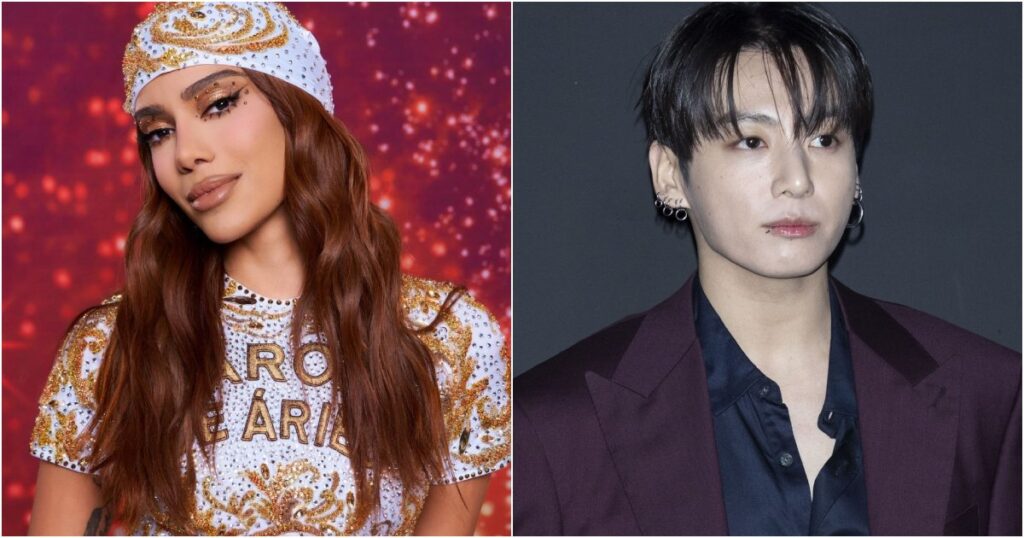 Anitta e Jung Kook, do BTS