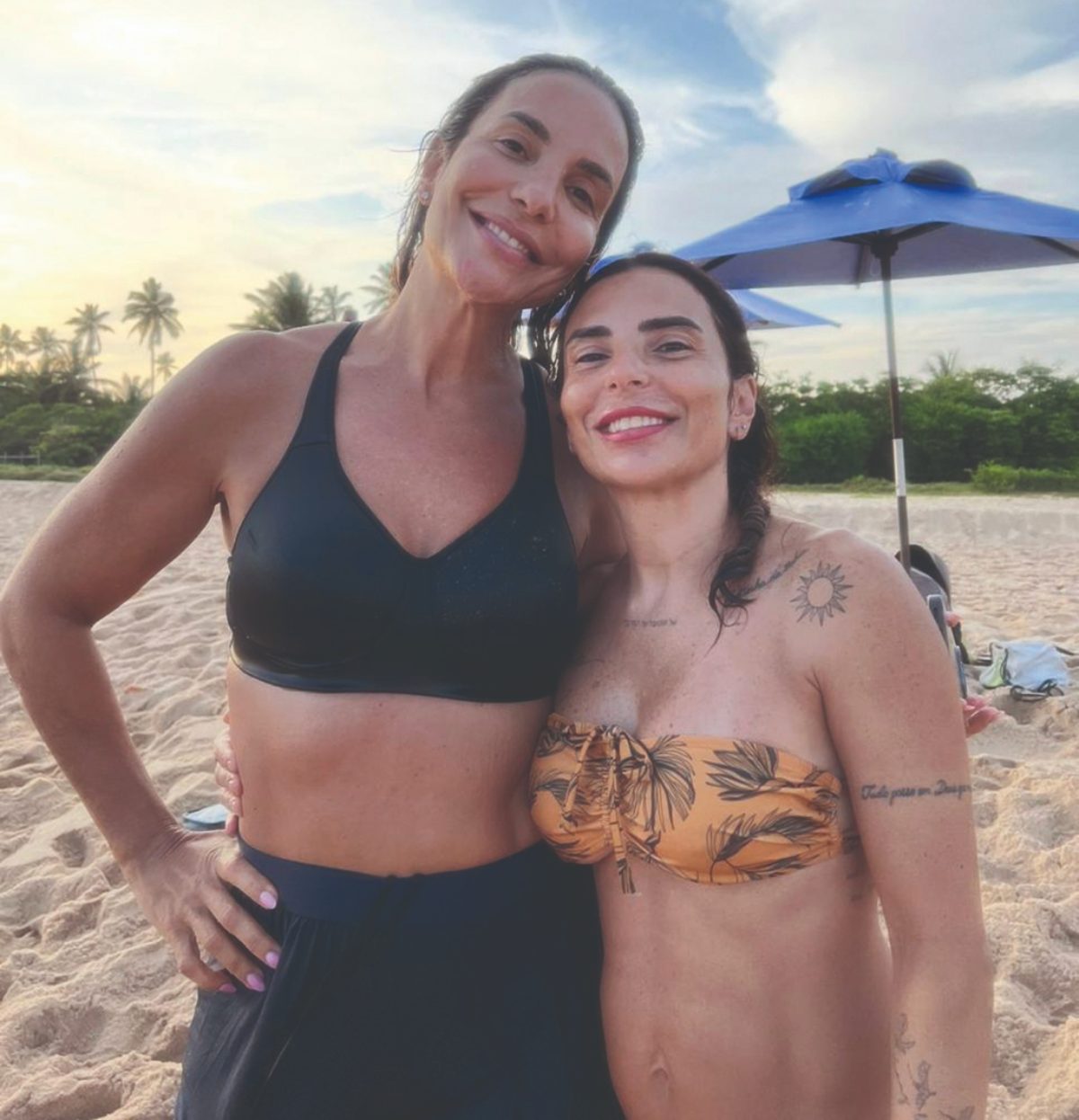 Os Zamuris de Ivete: fãs contam como a relação com Veveta ultrapassa a música 3 Vivian tem Ivete tatuada (Arquivo pessoal)