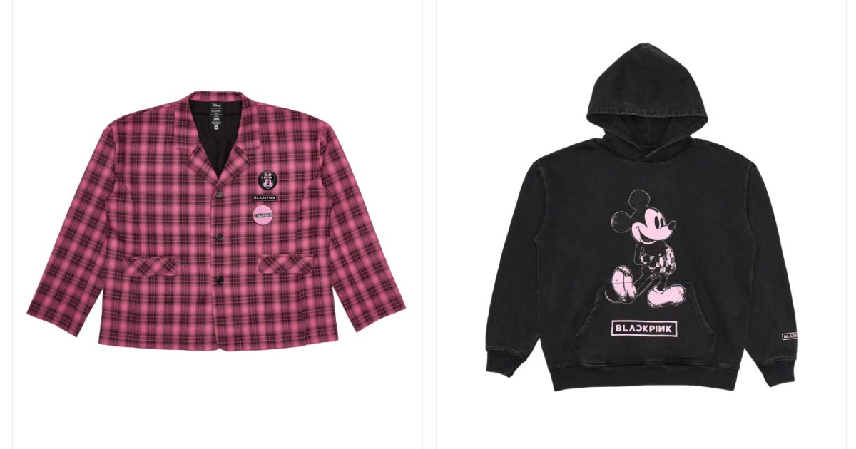 BLACKPINK se une à Disney e à Complex para coleção limitada 2 Coleção do BLACKPINK com Disney e Complex