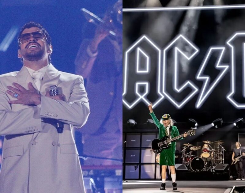 Bad Bunny surpreende com homenagem para o AC/DC