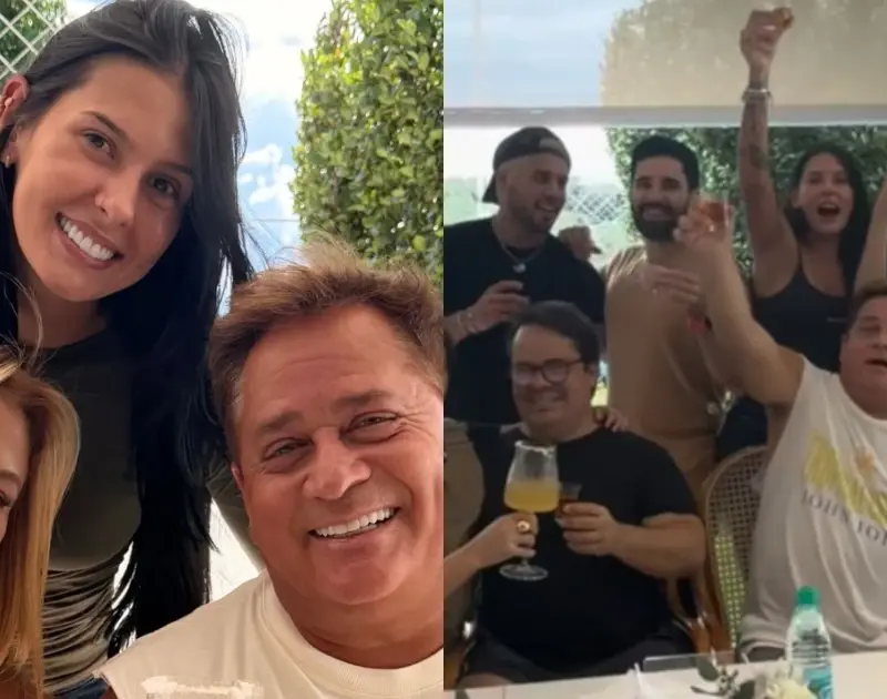 Ana Castela passa Dia das Mulheres na casa de Zé Felipe e Leonardo