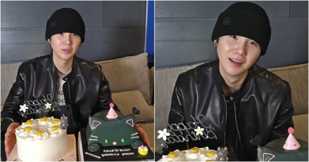 Em live de aniversário, Suga do BTS fala sobre shows no Brasil 1 Suga do BTS