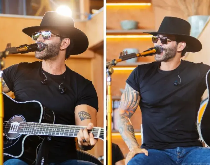 Gusttavo Lima atrai multidão em show surpresa em Goiânia