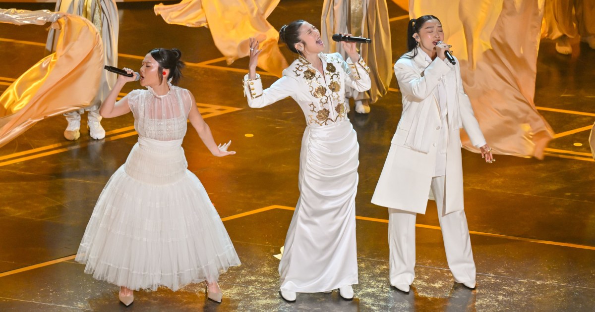 Rei Ami, EJAE e Audrey Nuna, de 'Guerreiras do K-pop' no Oscar 2026