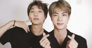 RM e Jin, do BTS