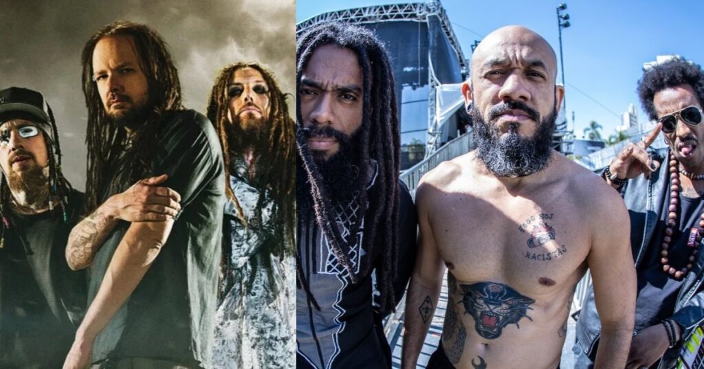 Korn e Black Pantera (Thiago Henrique/Divulgação)