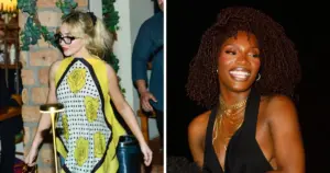 Sabrina Carpenter e Doechii (créditos Patrícia Devoraes e Eduardo Martins - Brazil News)