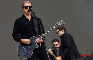 Interpol no palco do Lollapalooza Brasil 2026. Crédito: Tati Silvestroni/Billboard Brasil