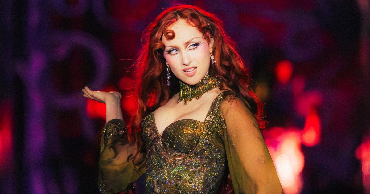 Chappell Roan em show no Lollapalooza Brasil 2026
