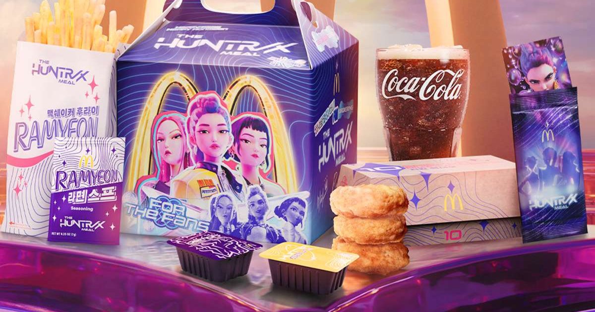 'Guerreiras do K-pop' ganha cardápio exclusivo no McDonald's