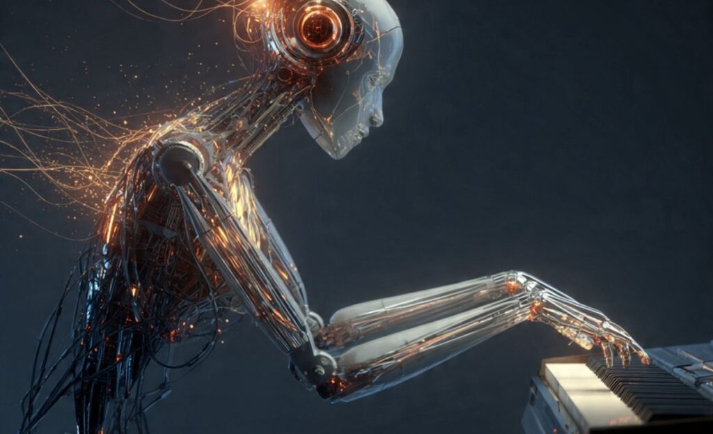 IA na música (Feito por IA da Meta)