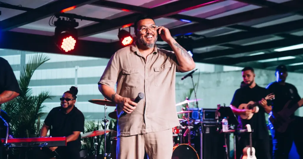 Belo retorna ao Rock in Rio como embaixador do Espaço Favela 1 Belo (Thaty Aguiar)