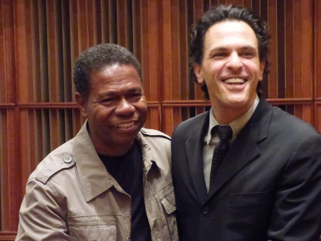 Paulinho da Costa e João Marcello Bôscoli (Arquivo pessoal)