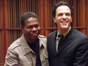 Paulinho da Costa e João Marcello Bôscoli (Arquivo pessoal)