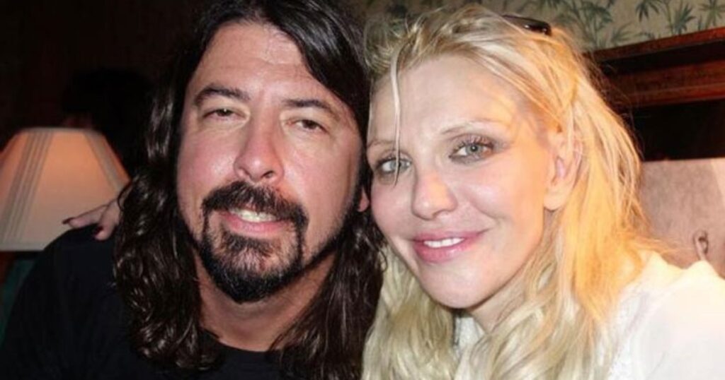 Courtney Love e Dave Grohl (Instagram)