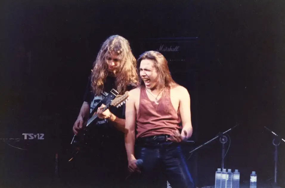 Kiko Loureiro e Andre Matos Divulgacao