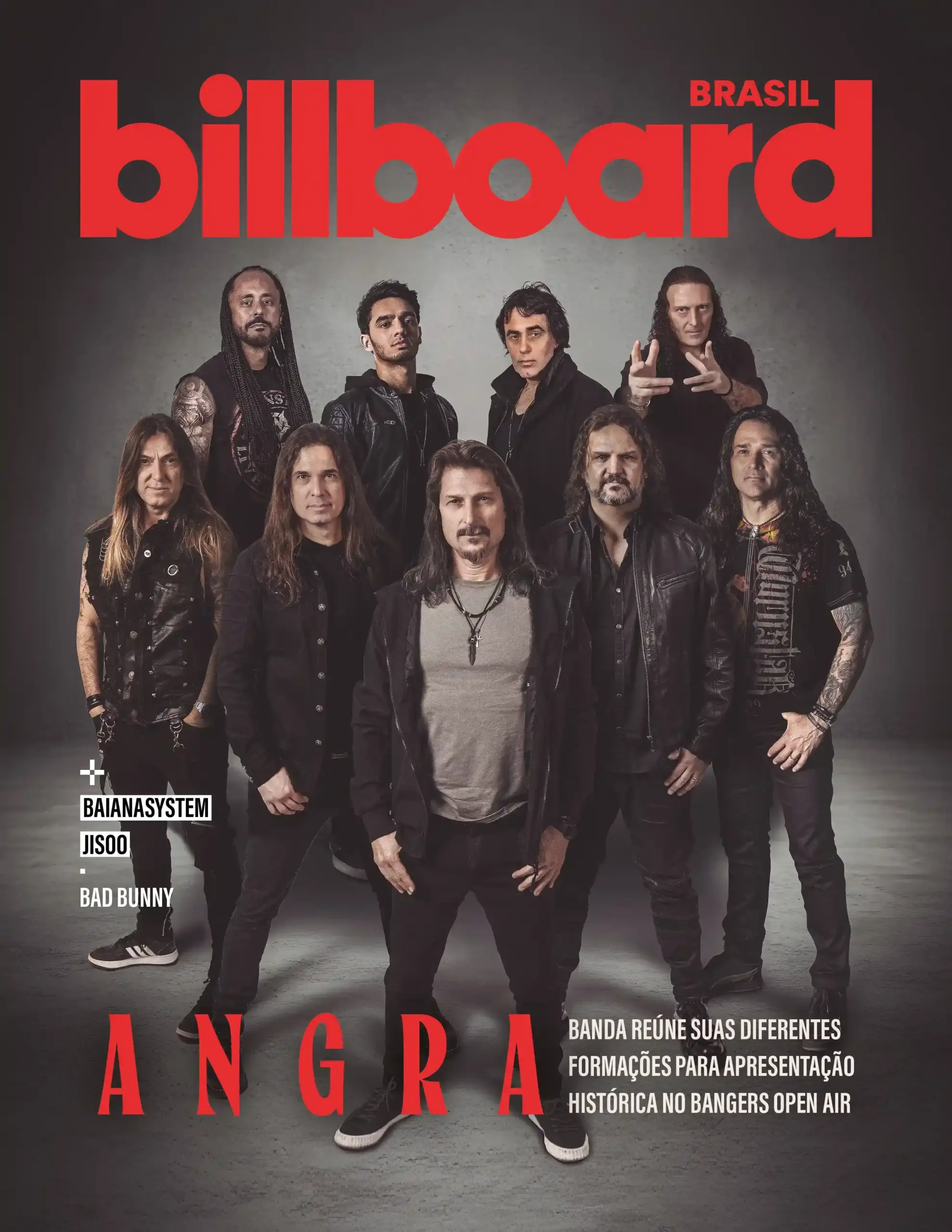 ANGRA capa digital da Billboard Brasil (foto: Marcos Hermes, arte: Eduardo Pignata)