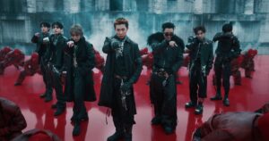 Cena do clipe de 'Hooligan', faixa do BTS