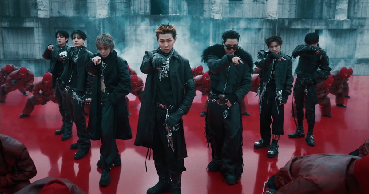 Cena do clipe de 'Hooligan', faixa do BTS