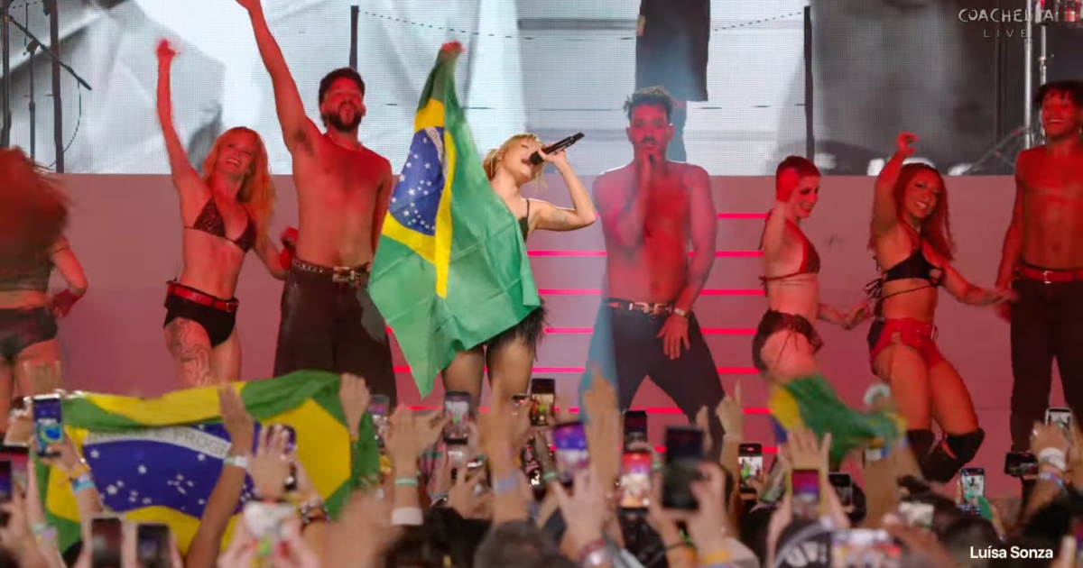 Luisa Sonza no Coachella 2026 (Reprodução YouTube)