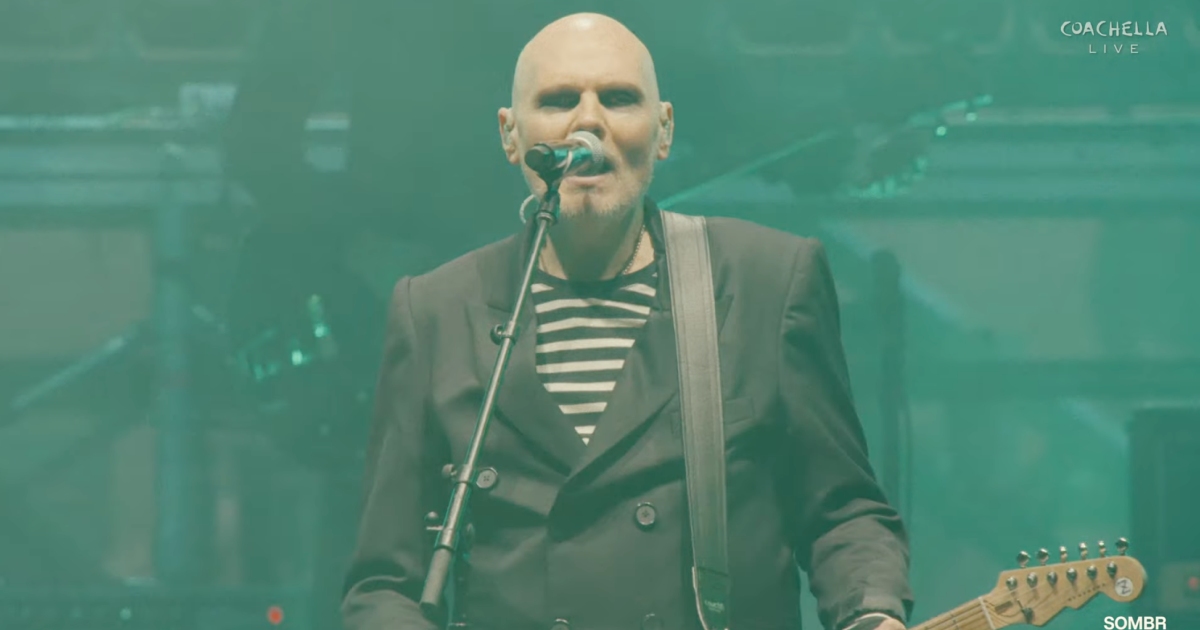 Billy Corgan no Coachella 2026 (Reprodução YouTube)