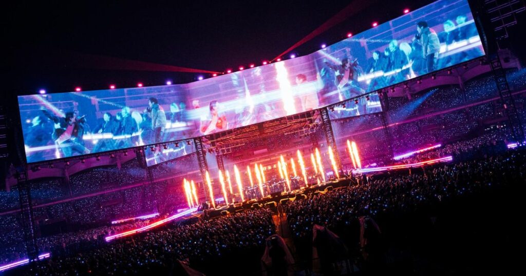 Show do BTS na turnê 'ARIRANG'