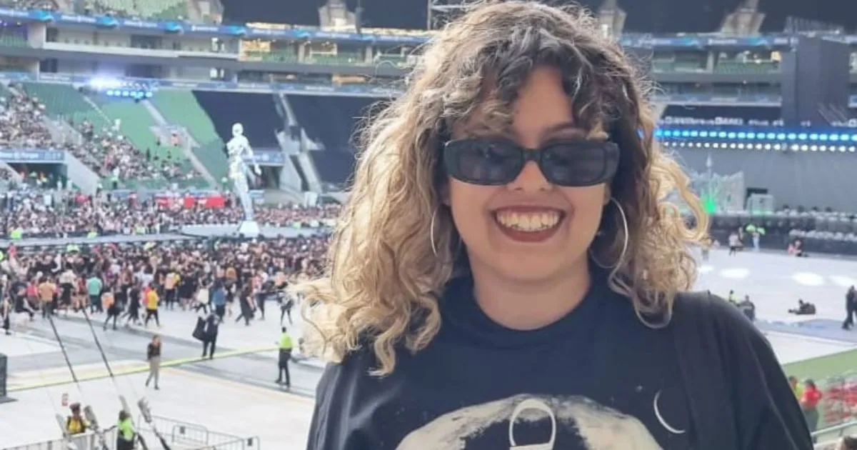 Bruna Marchetto no show do The Weeknd