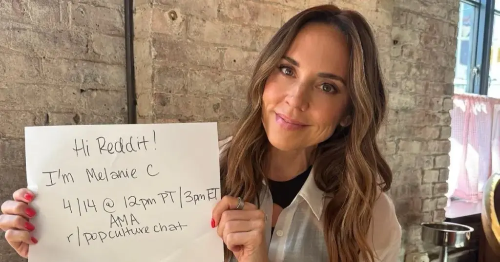 Mel C no Reddit (divulgação)