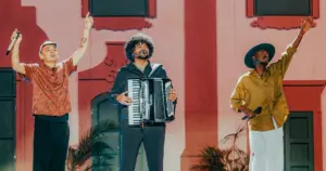 João Gomes, Jota.pê e Mestrinho no show 'Dominguinho"no Allianz