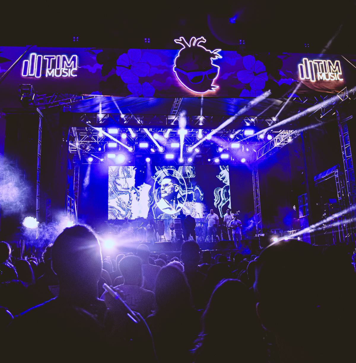 O Palco TIM Music recebeu Criolo 