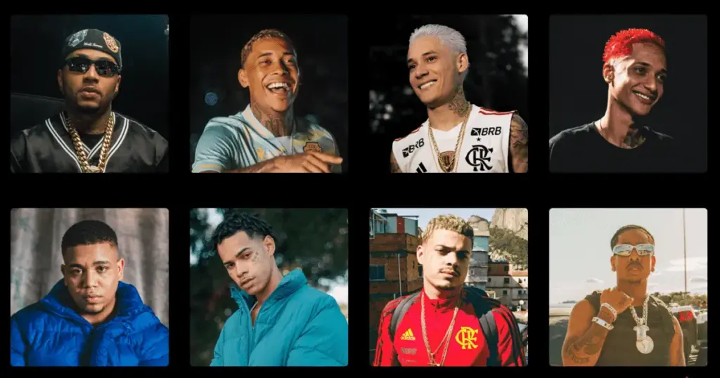 Artistas do casting da Mainstream Records. (Reprodução)