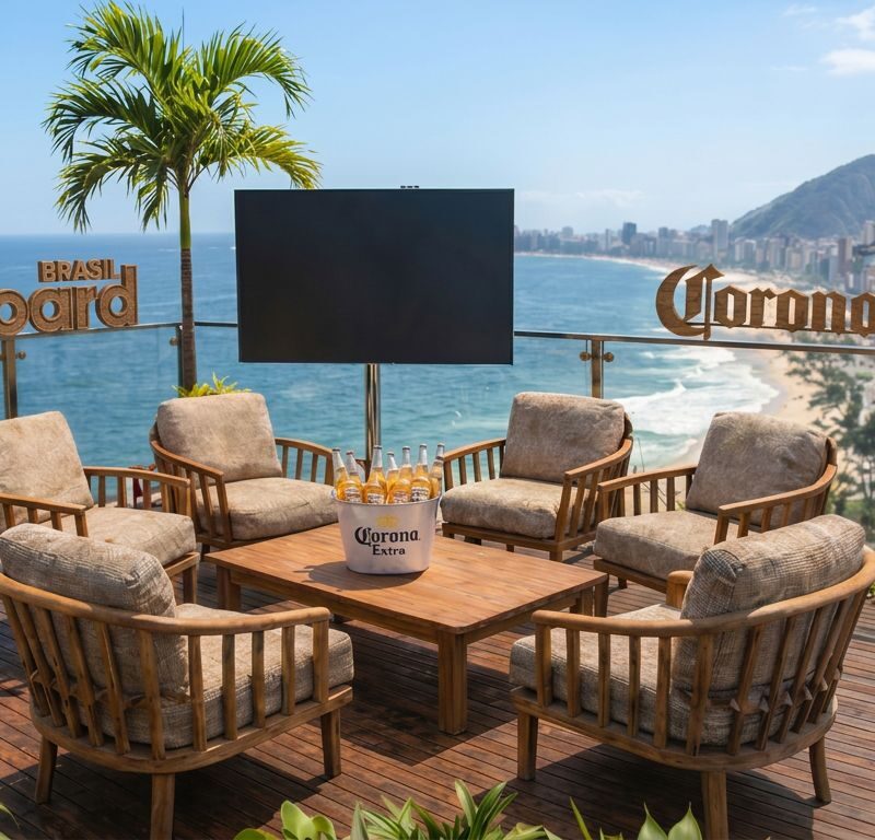 Billboard Sunset no Estúdio Corona esquenta o Rio para a chegada de Shakira