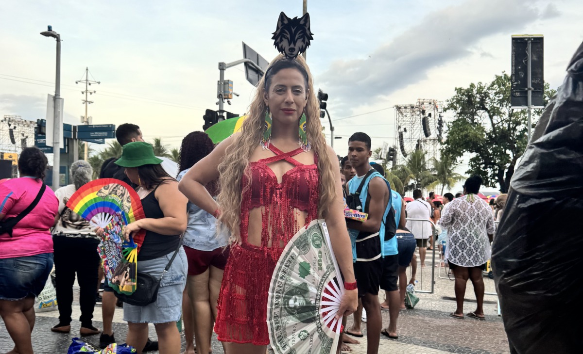 Yagan representa no look os fãs de Shakira chamados de "alcateia"(Mateus Campos)