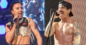 Mel C e Anthony Kiedis (Reprodução Wikipedia)