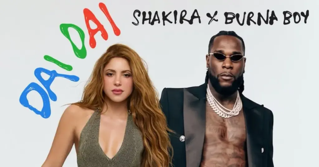 Shakira e Burna Boy (reprodução Instagram)