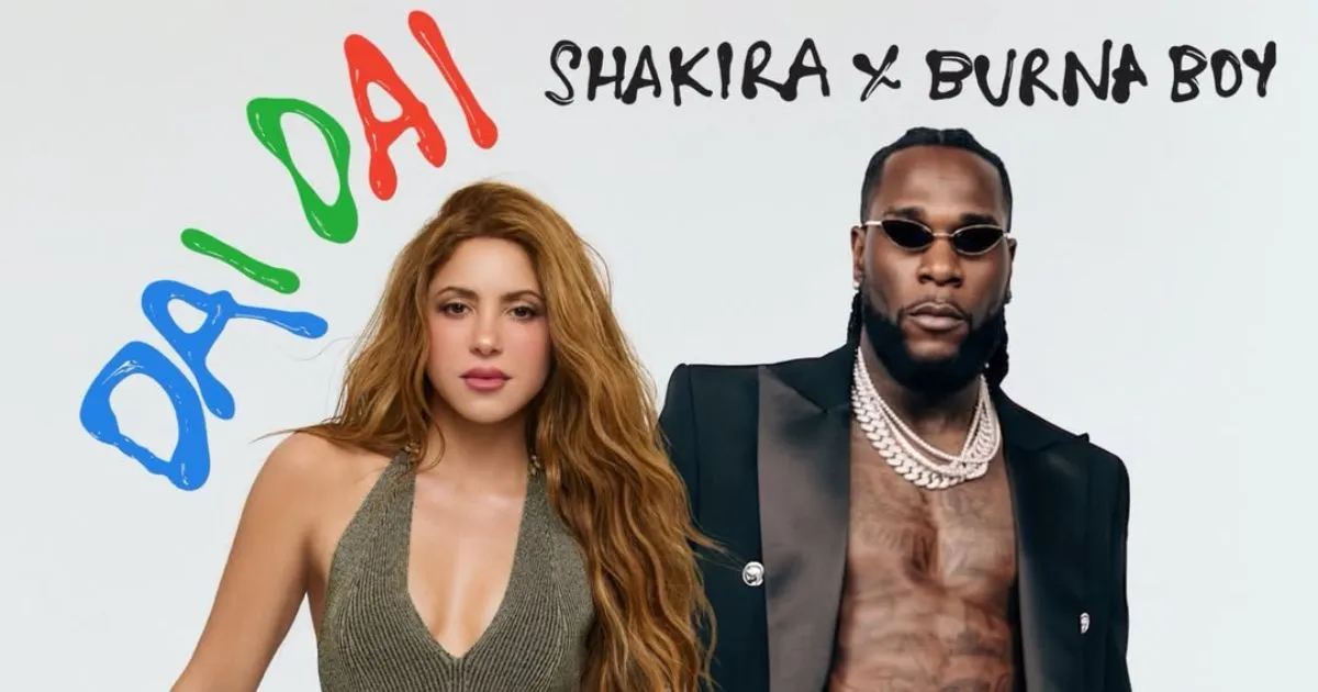 Shakira e Burna Boy (reprodução Instagram)