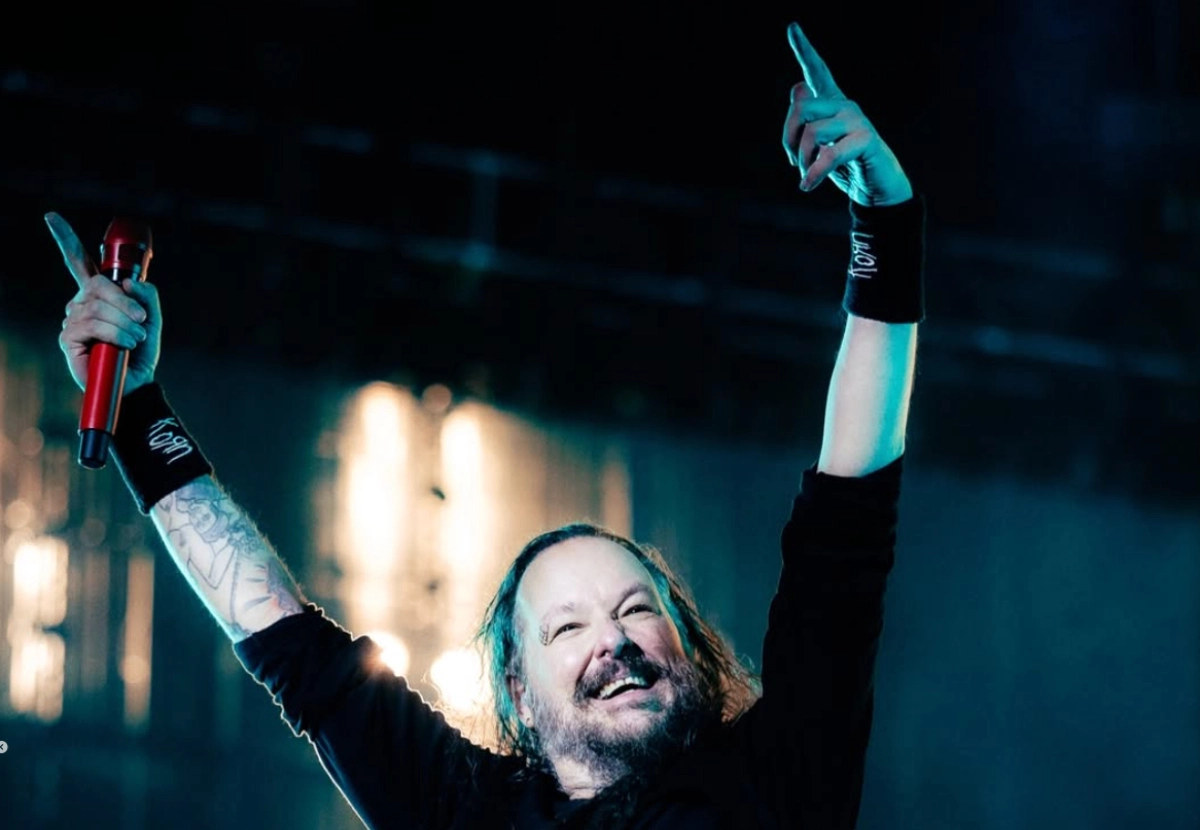 Jonathan Davis no show do Korn no Allianz Parque (📸 @pridiab)r