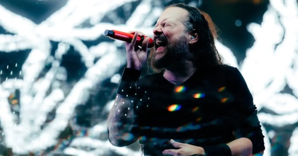 Jonathan Davis no show do Korn no Allianz Parque (📸 @pridiab)r