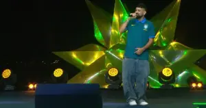 Dilsinho cantou versão de Skank na convocação do Brasil (Reprodução)