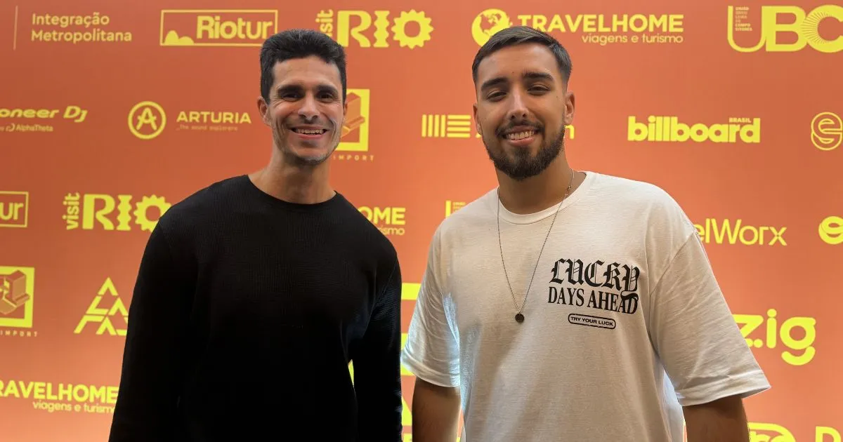 Julio C e Doguez na Hot Beats Music Conference 2026
