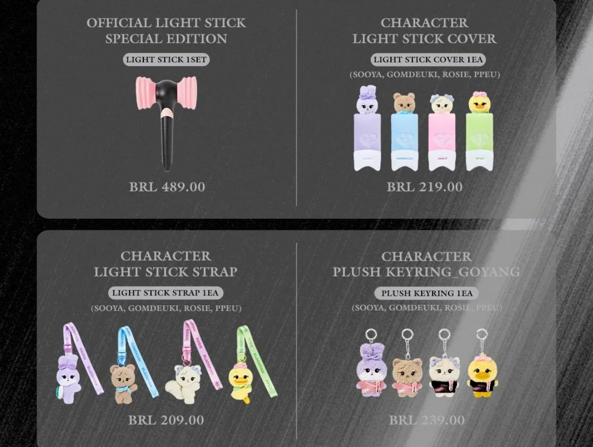 Loja oficial do BLACKPINK em São Paulo: veja preços, produtos e onde comprar 3 blackpink 2
