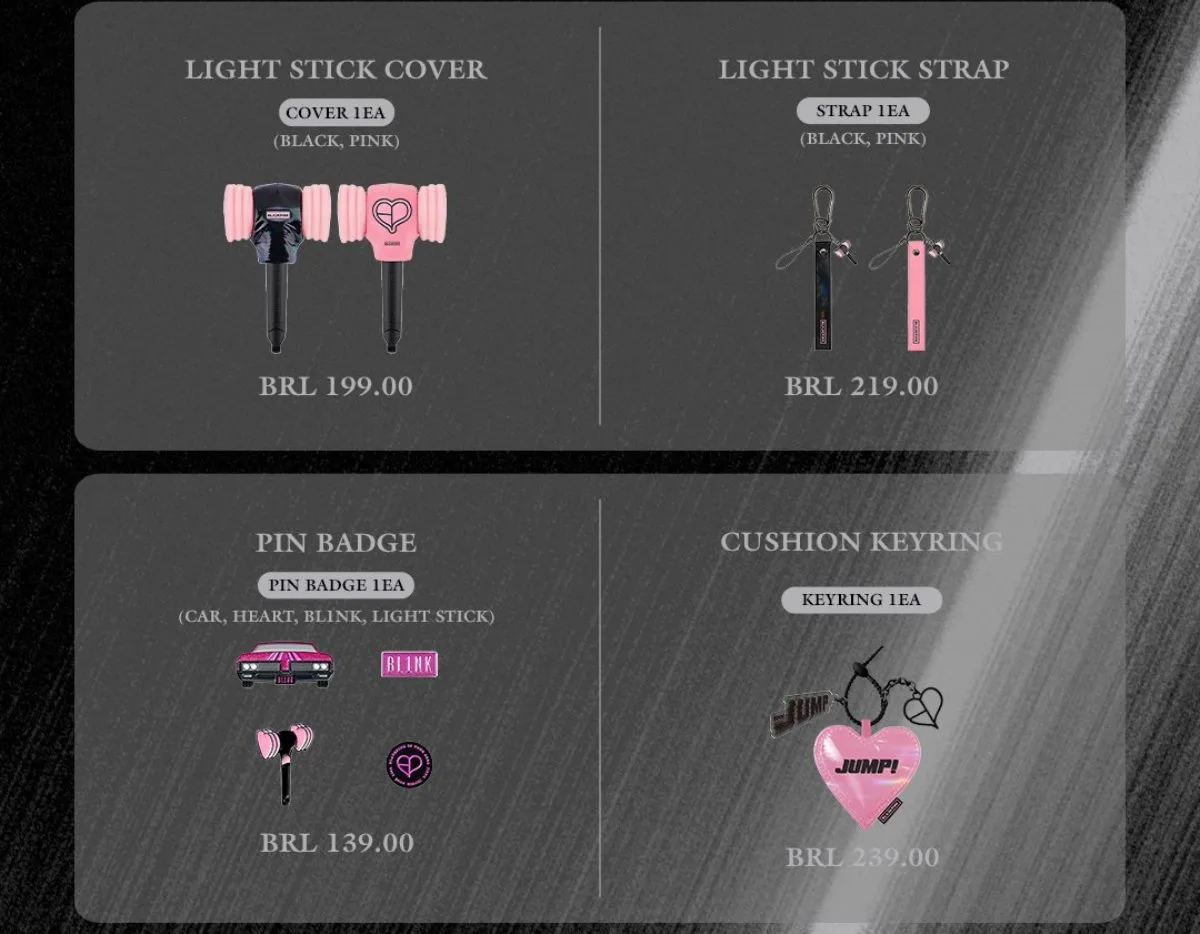 Loja oficial do BLACKPINK em São Paulo: veja preços, produtos e onde comprar 8 blackpink 7